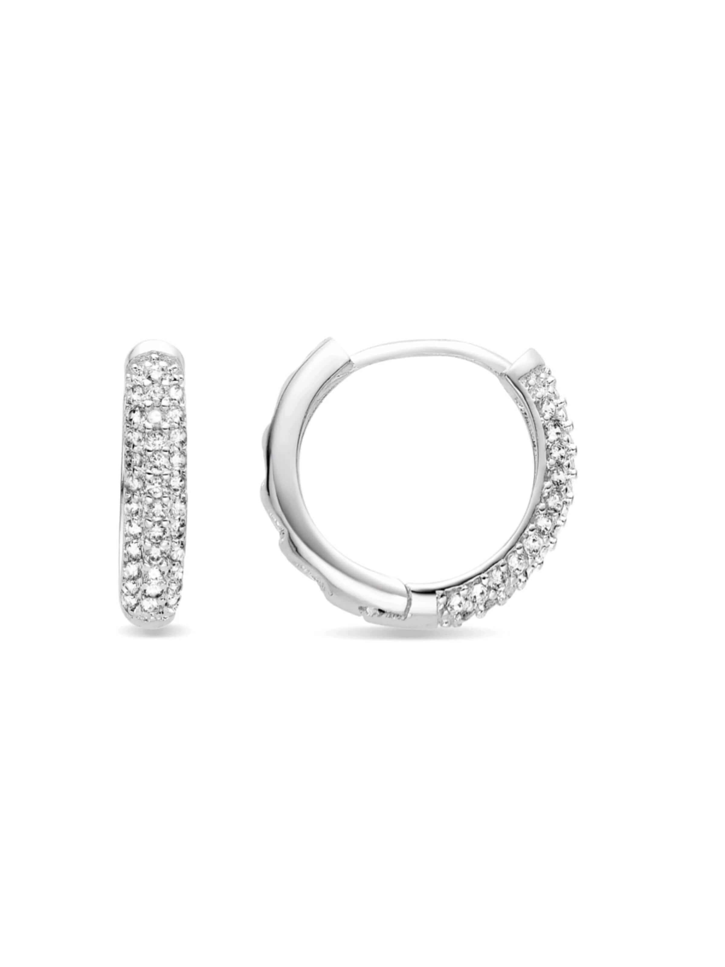 LUXBYLUX Earrings in Silver: front