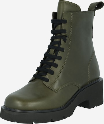 CAMPER Lace-up bootie 'Milah ' in Green: front