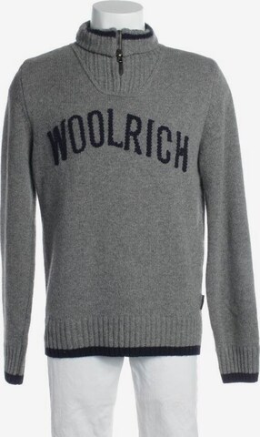 Woolrich Pullover / Strickjacke M in Grau: predná strana