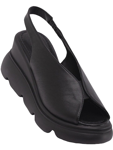 Limoya - Sandalias 'Tilda' en negro: frente