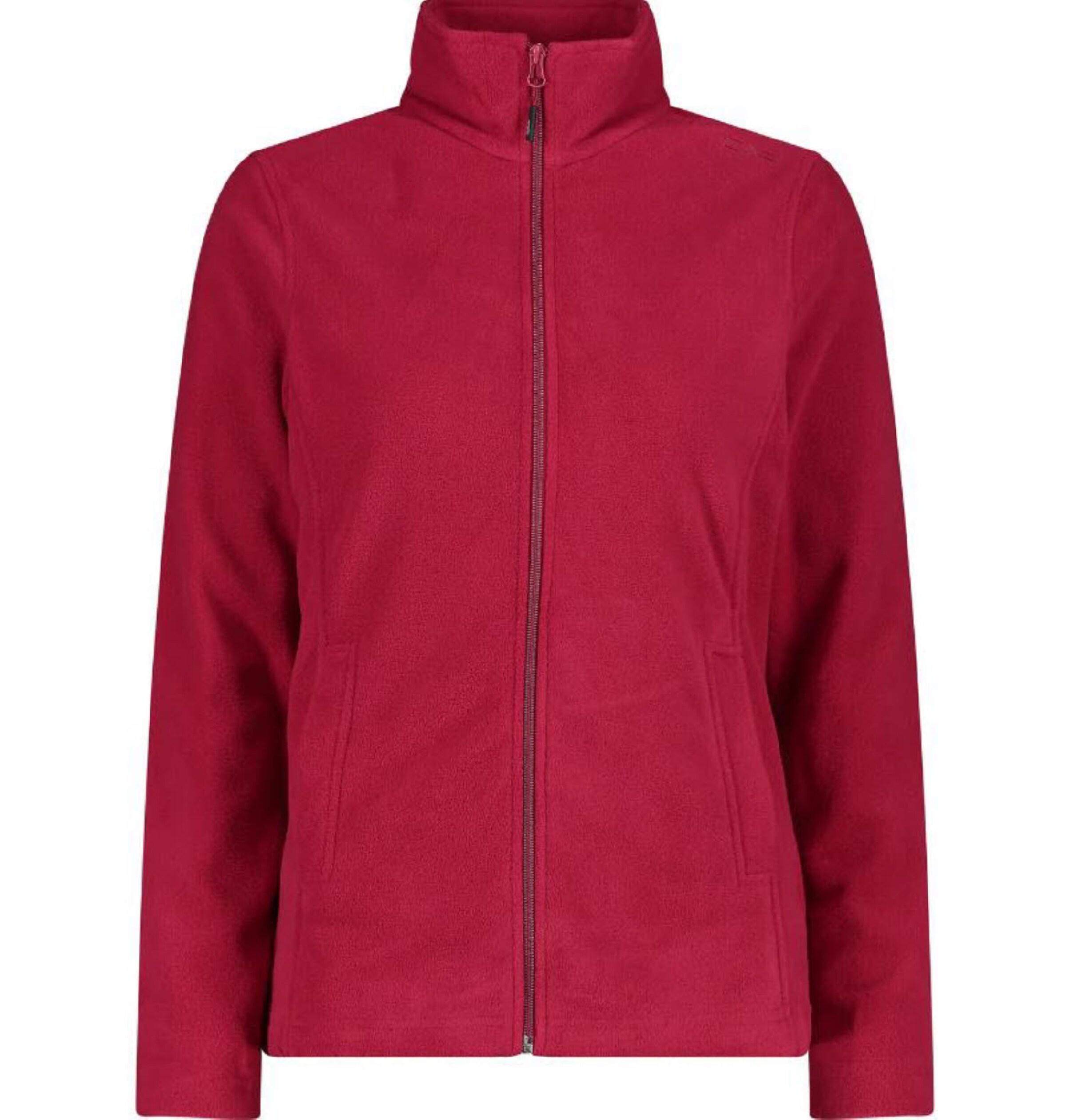 CMP Athletic Fleece Jacket in Red: front