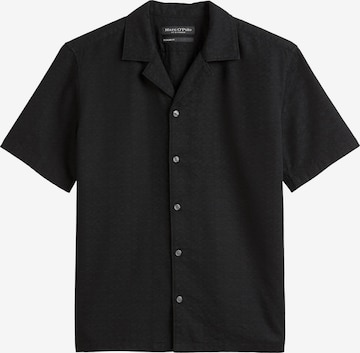 Marc O'Polo Button Up Shirt in Black: front