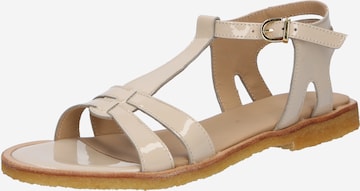 ANGULUS Sandalen met riem in Beige: voorkant