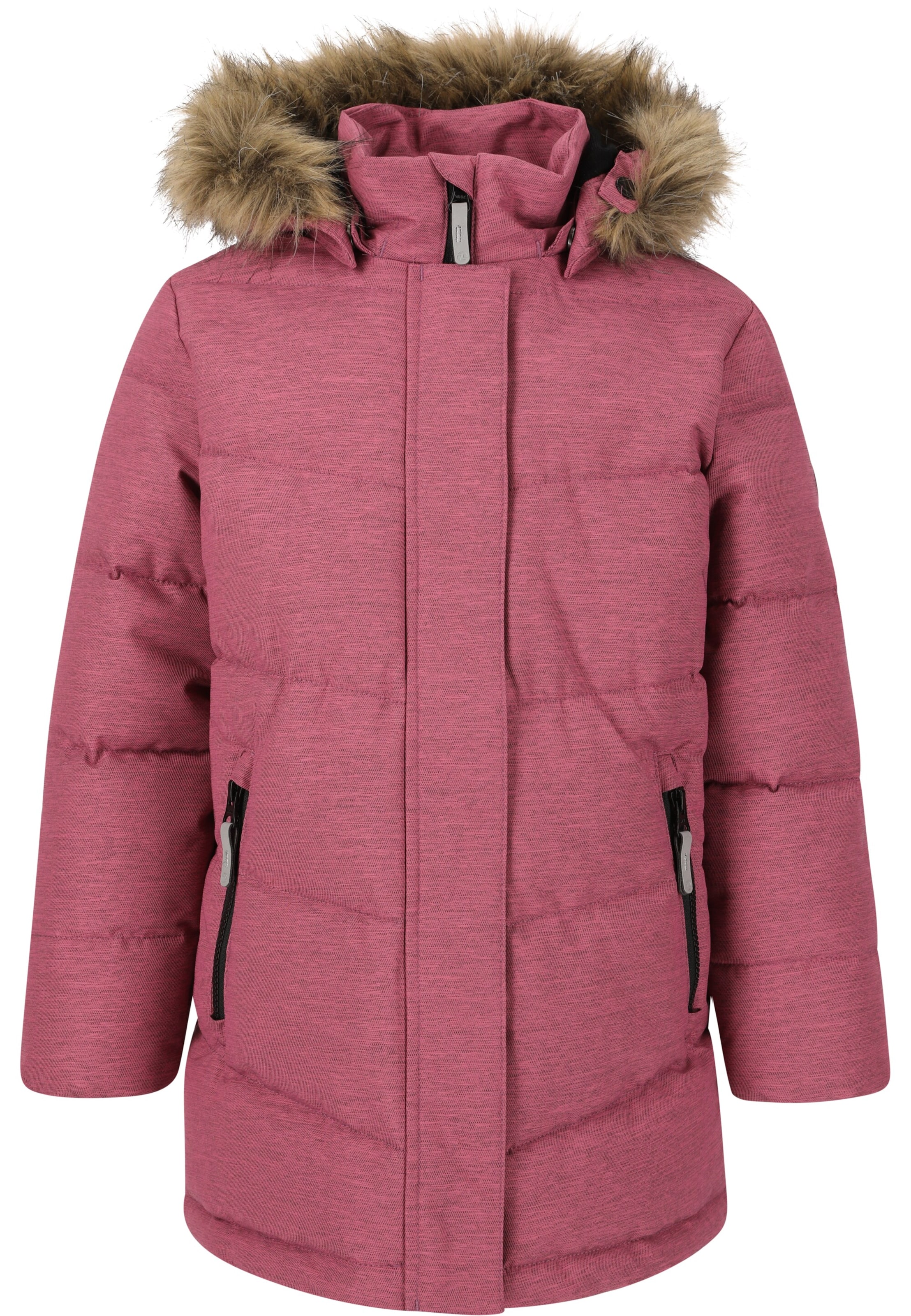 ZigZag Winter jacket 'Pennie' in Pink: front