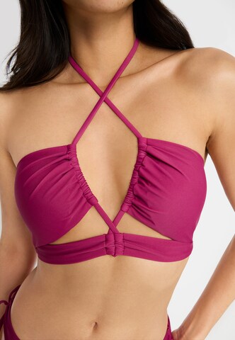 LSCN by LASCANA Bikinitop 'Gina' in Lila