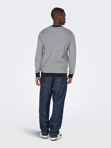 Only & Sons Pullover 'ONSTAP' in Blau