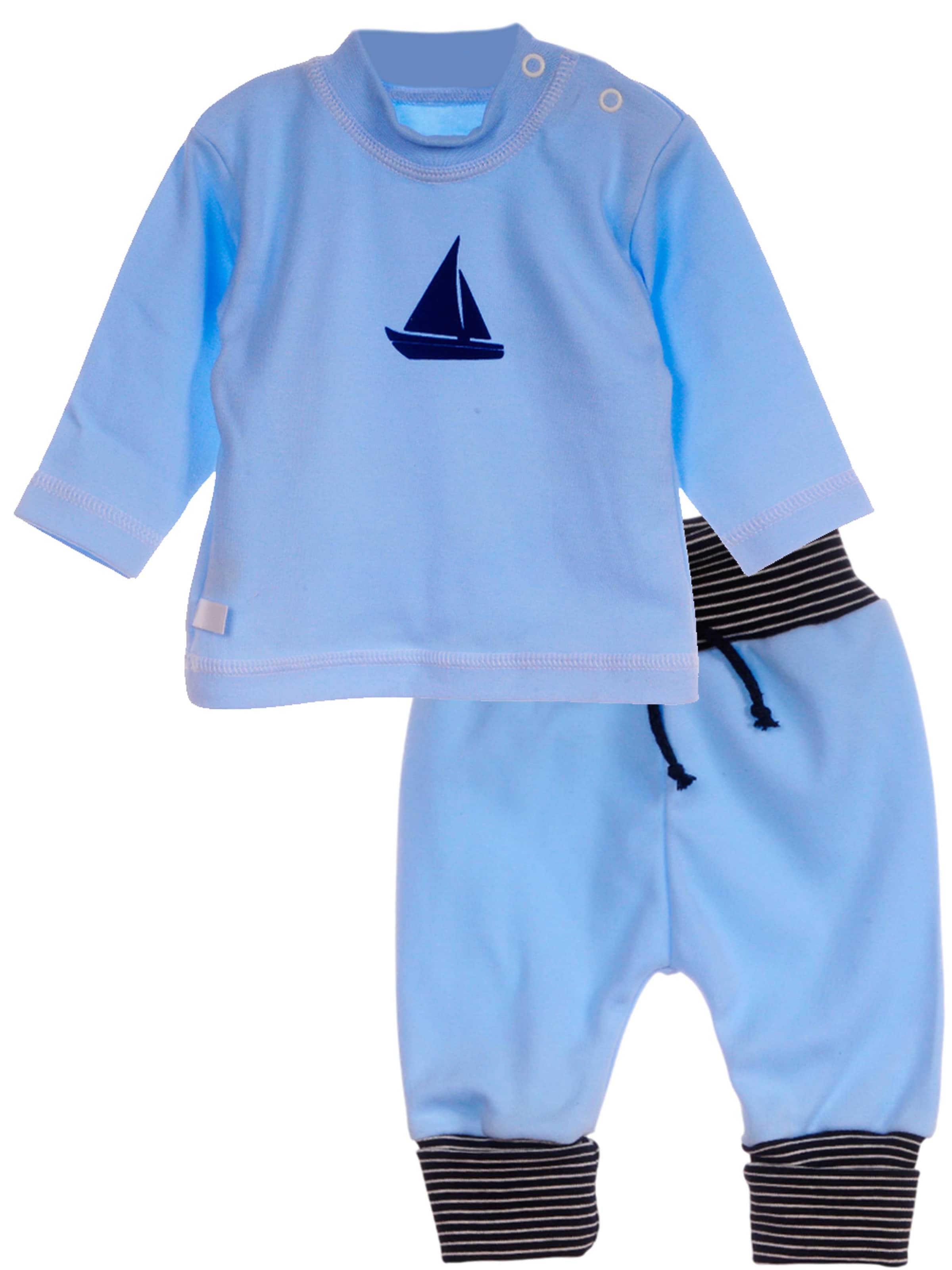 La Bortini Set in Blau: Vorderseite