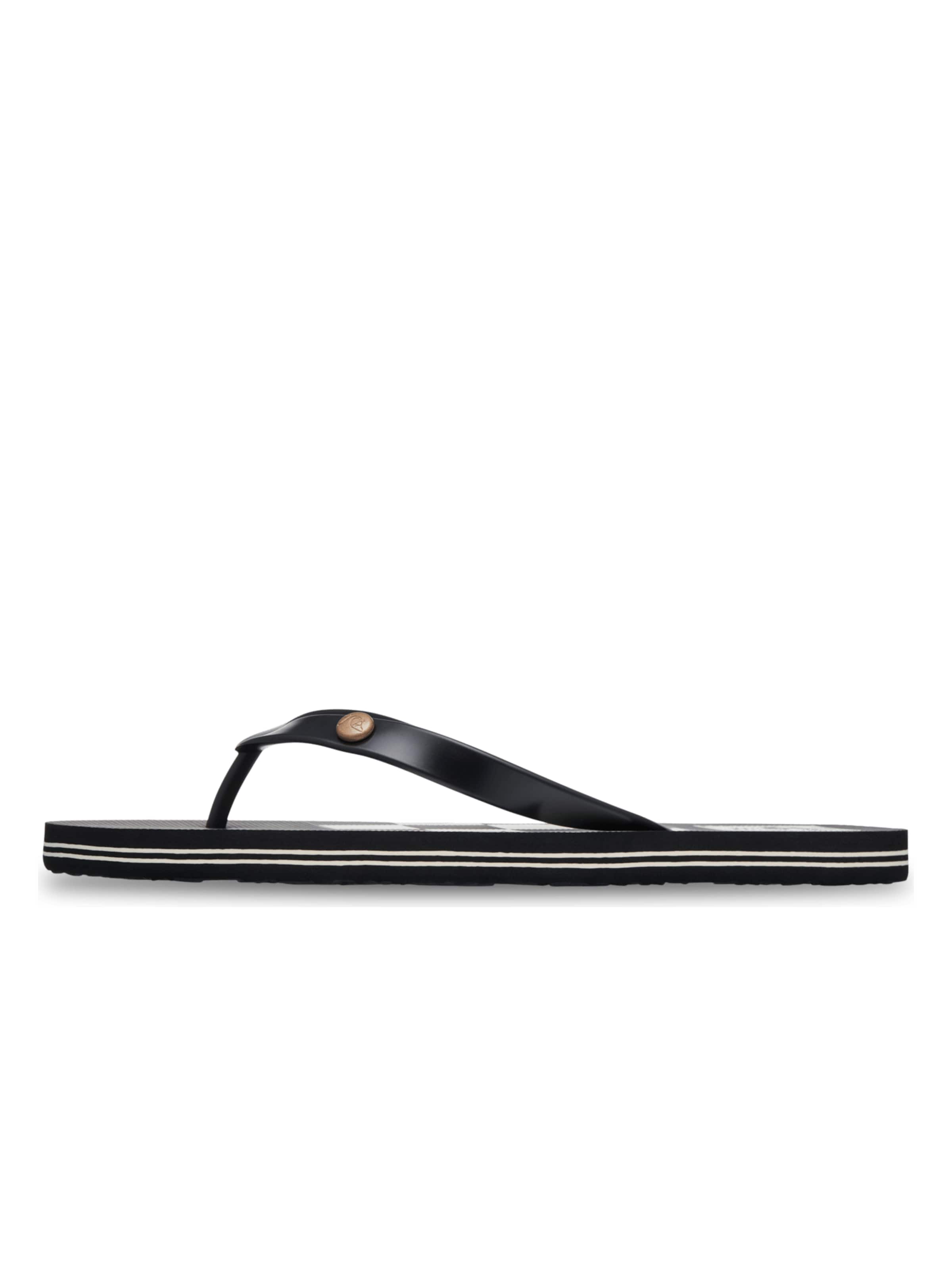 QUIKSILVER T-Bar Sandals 'Molokai' in Black: front