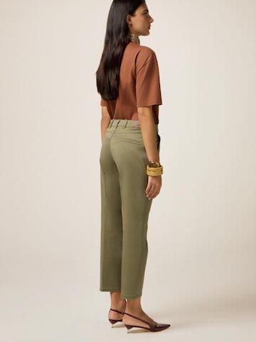 Regular Pantalon oltre en vert