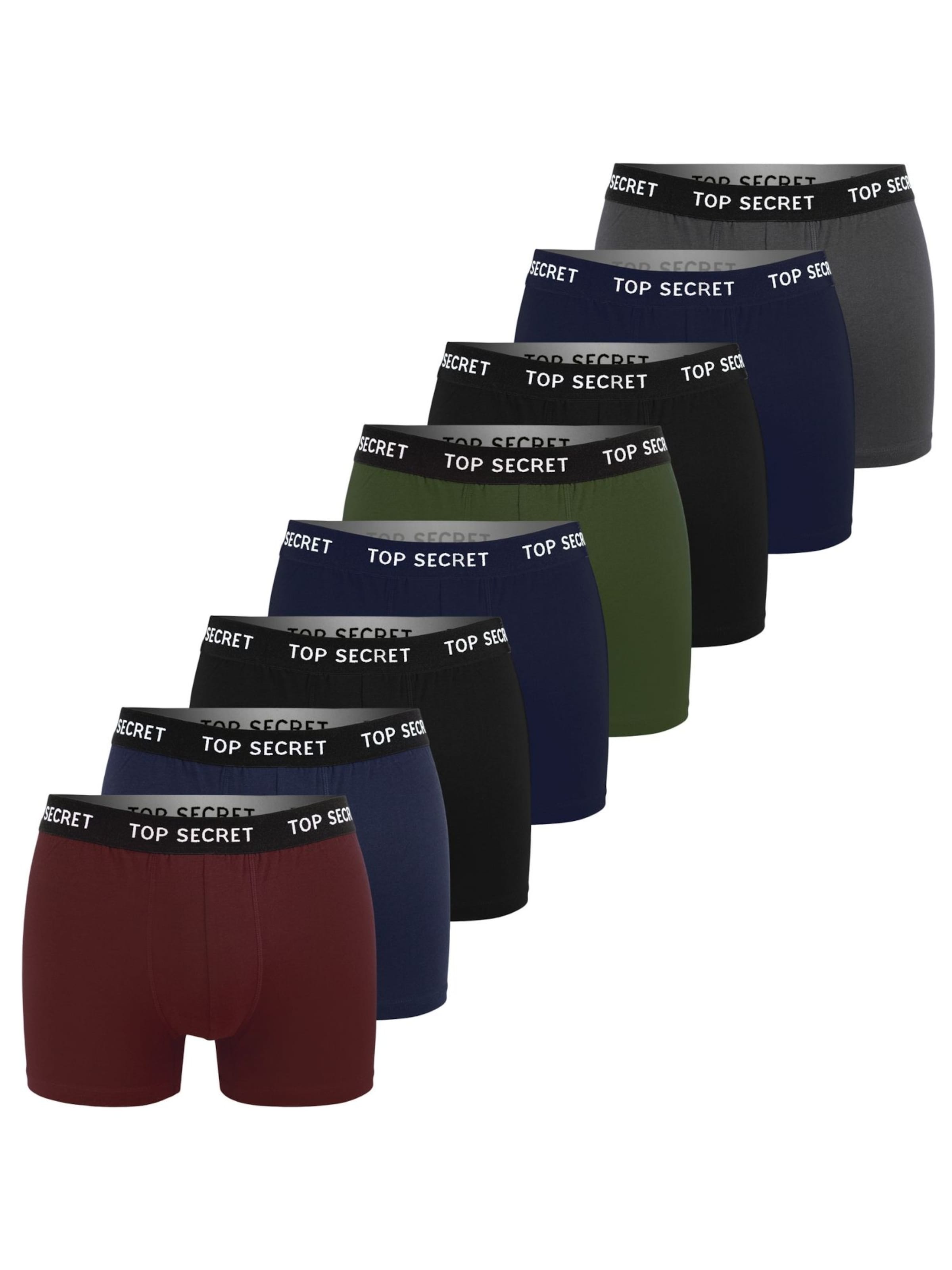 Top Secret Boxershorts in Mischfarben: Vorderseite
