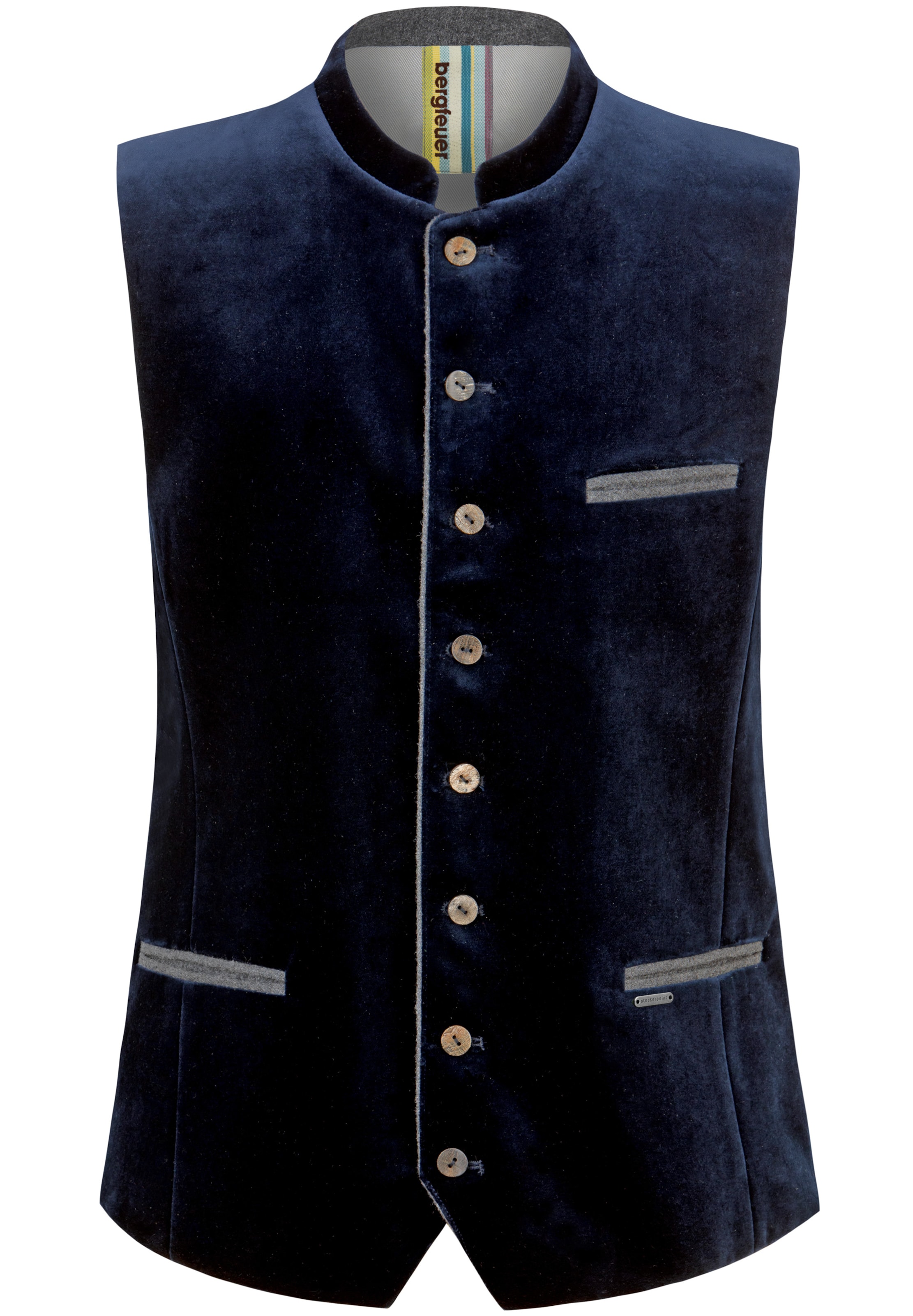 STOCKERPOINT Traditional vest 'Tozzi' in Blue: front