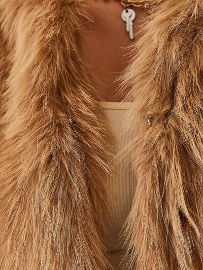 Bianco Lucci Between-Season Jacket in M in Caramel, Item view