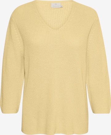 Kaffe Sweater 'Merian ' in Yellow: front