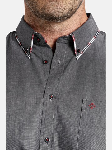 Charles Colby Regular fit Button Up Shirt 'Duke Jefferson' in Grey
