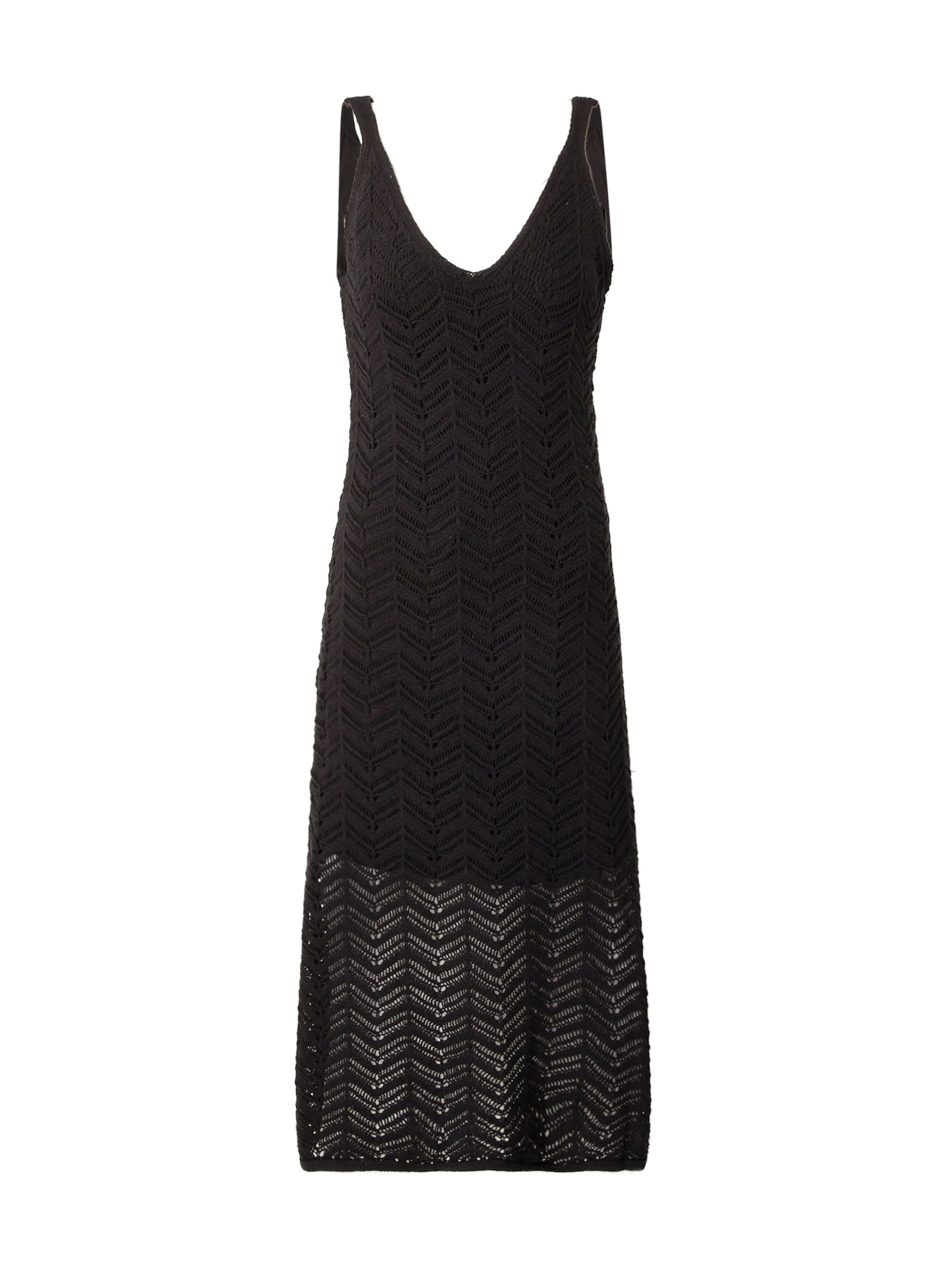 Bianco Lucci Kleid in Schwarz: Vorderseite