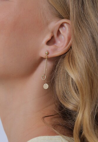 Boucles d'oreilles ELLI en or : devant