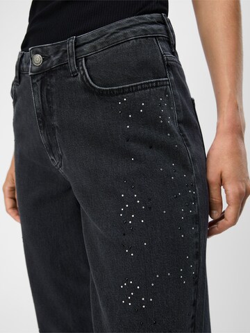 OBJECT Loosefit Jeans 'Moji Zasha' in Zwart
