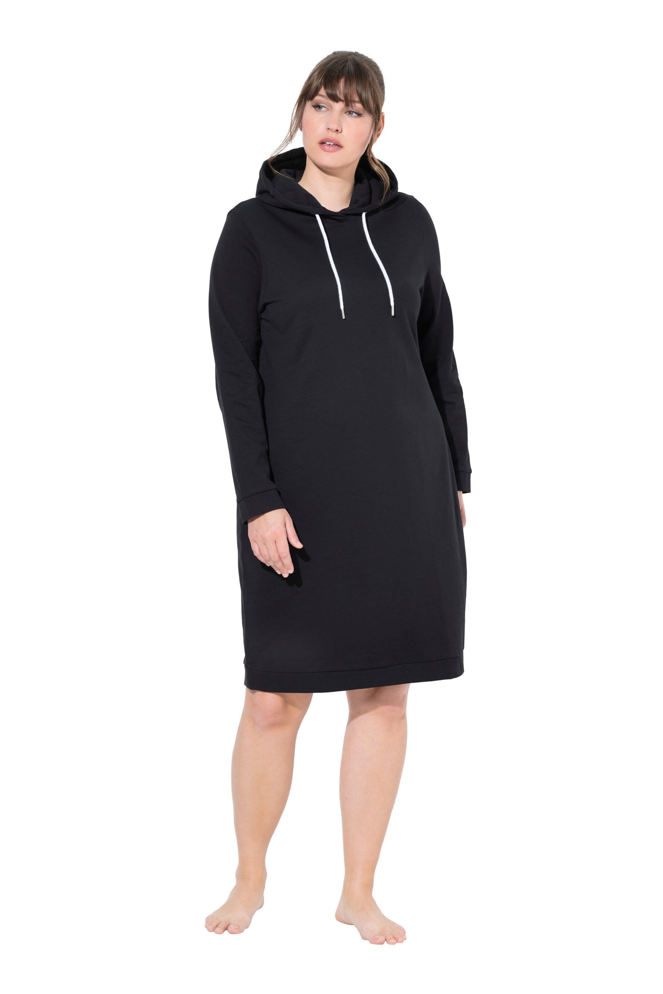 Ulla Popken Nightgown in Black: front