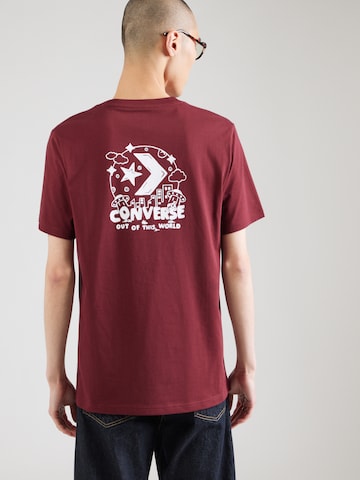 CONVERSE Koszulka 'OOTW' w kolorze czerwony: przód