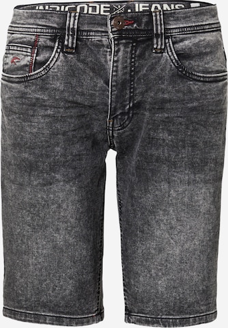 INDICODE JEANS - regular Vaquero 'Delmare' en gris: frente