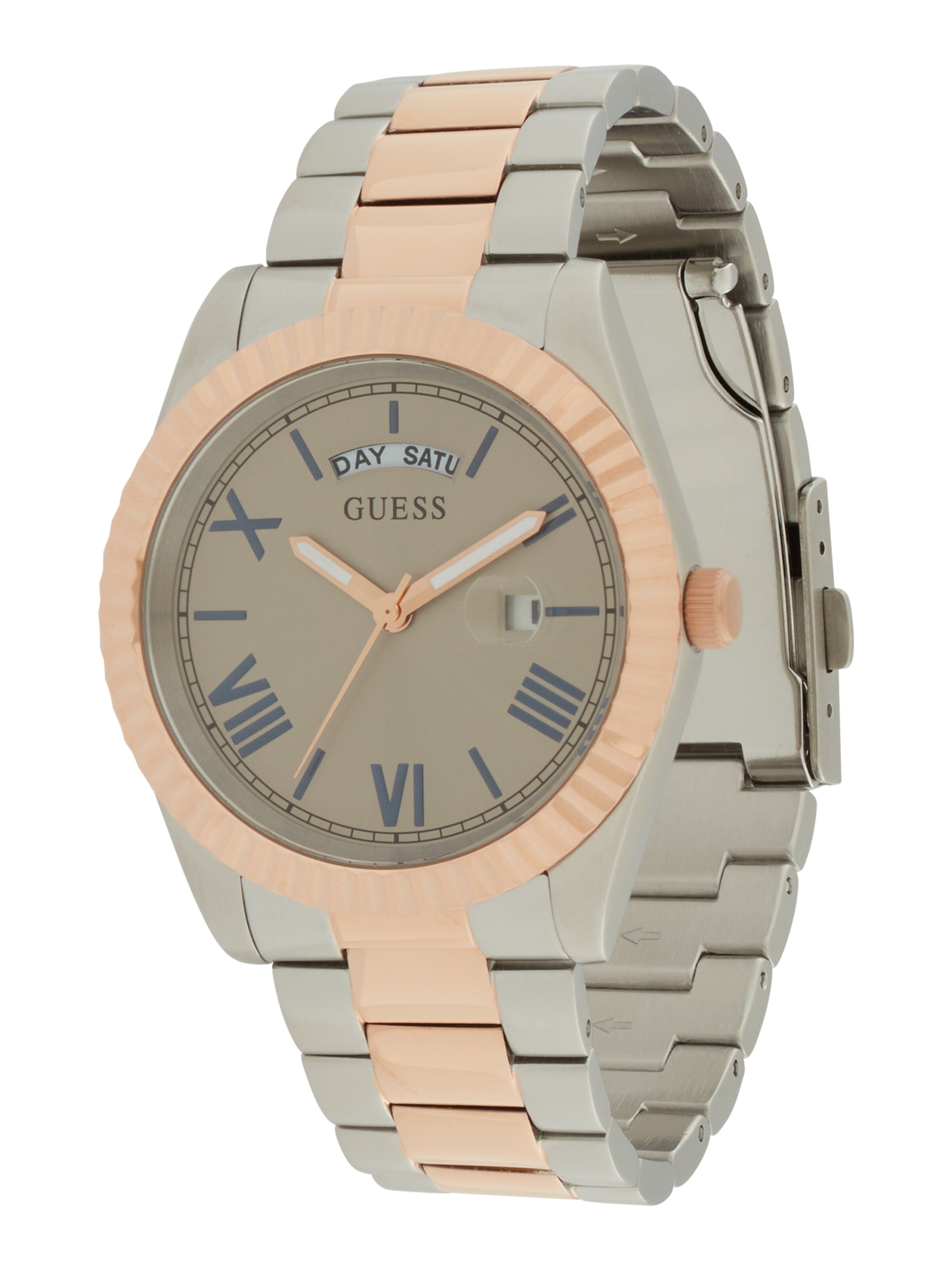 GUESS - Reloj analógico 'Connoisseur' en plata: frente