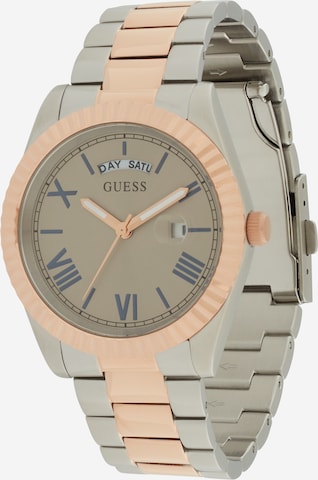 Montre à affichage analogique 'CONNOISSEUR' GUESS en gris : devant