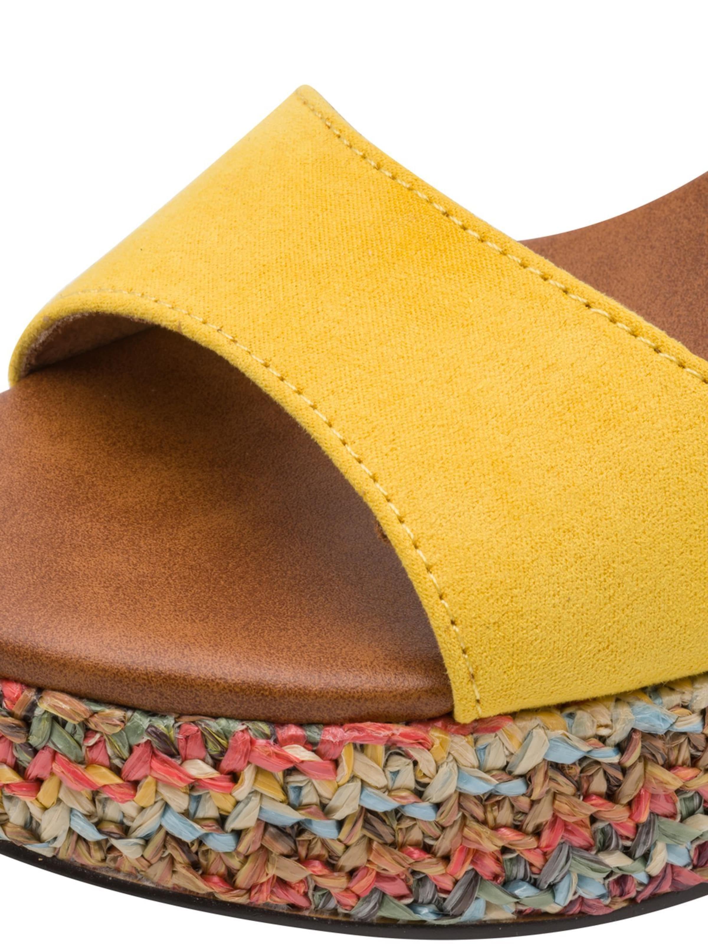 Sandales à lanières MARCO TOZZI en jaune