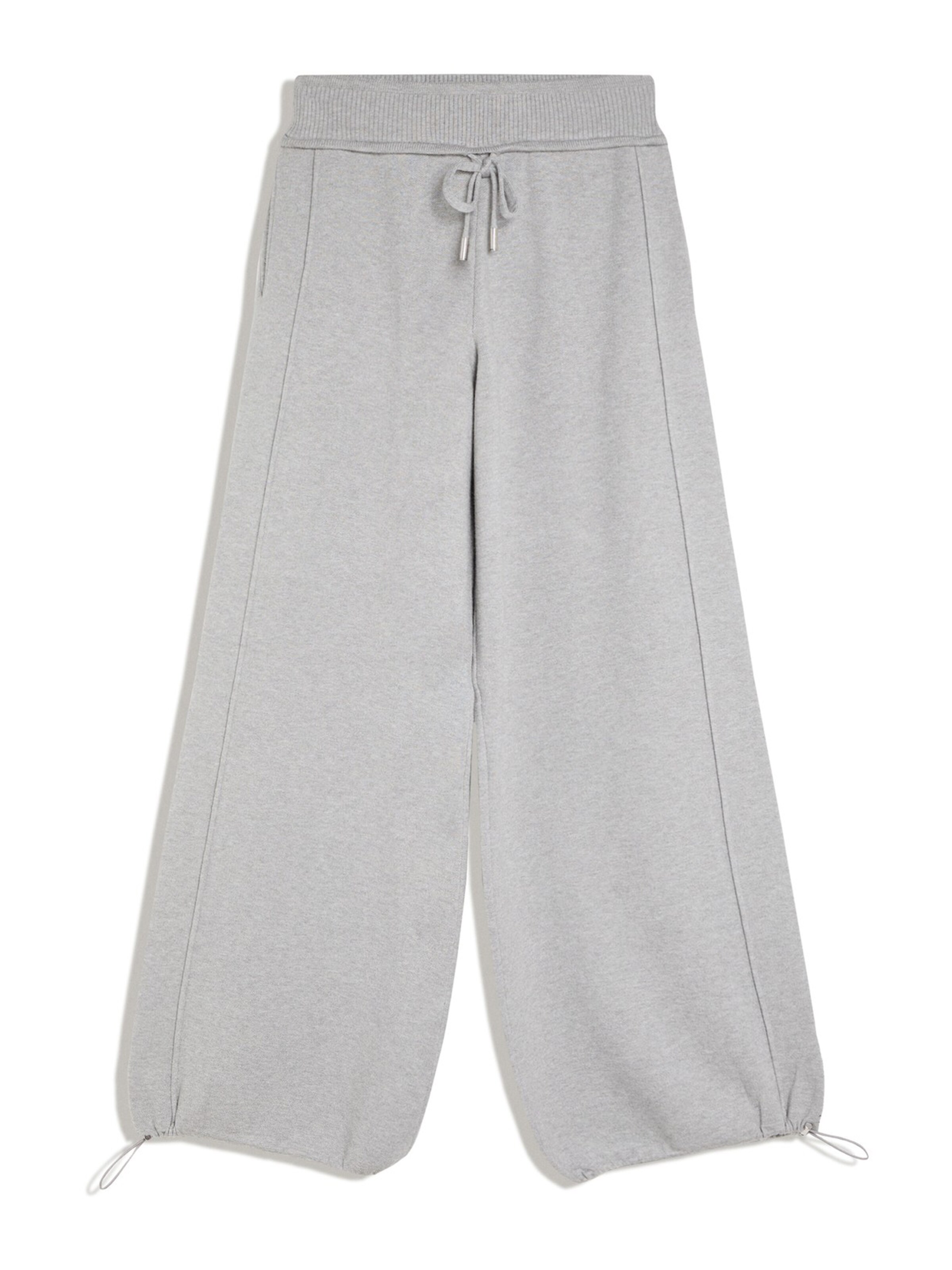 Bershka Baggy Trousers in Grey: front