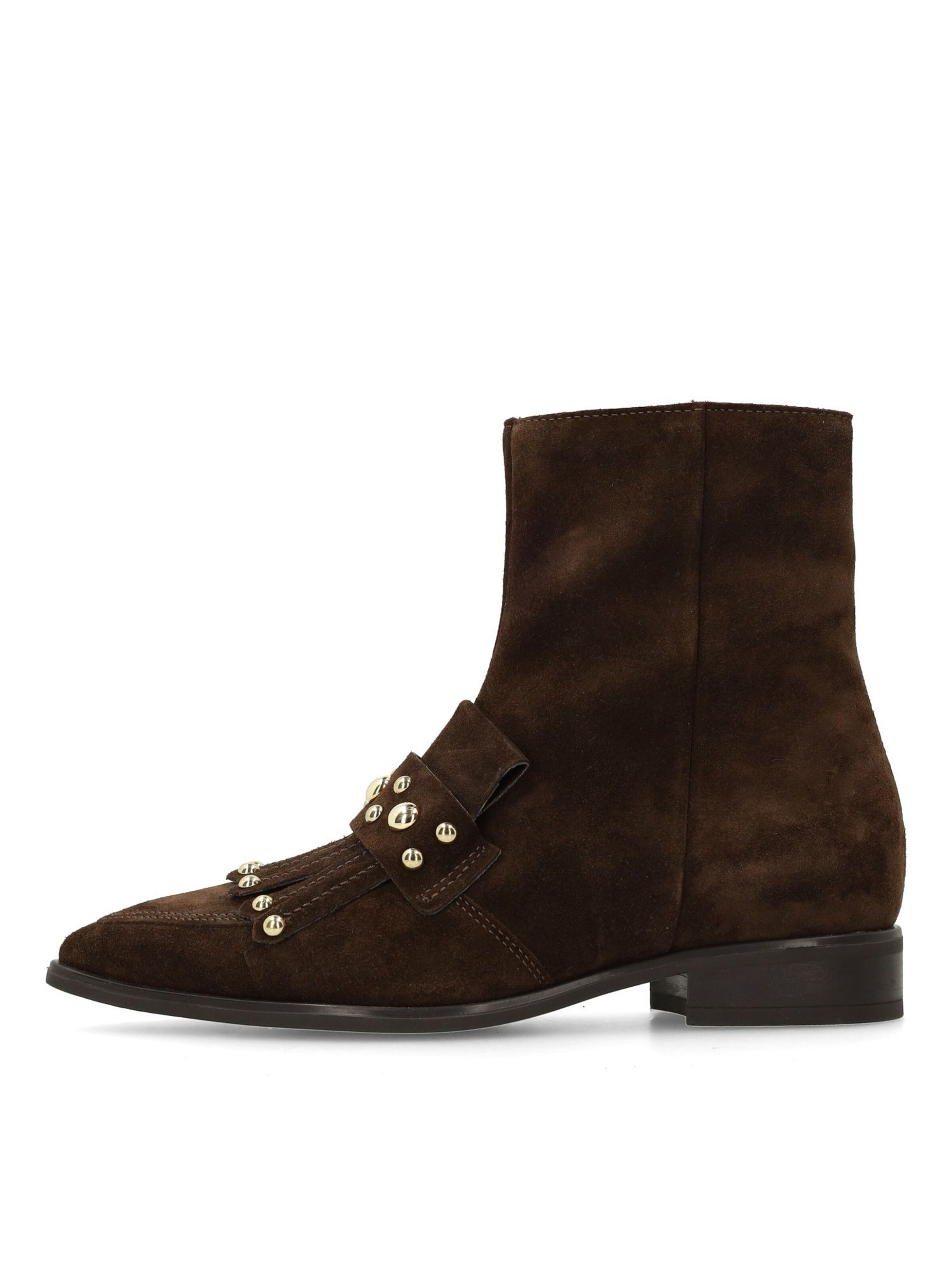 MANFIELD Stiefelette in Braun