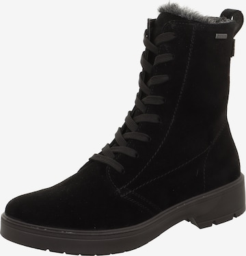 Bottines à lacets 'MYSTIC' Legero en noir : devant