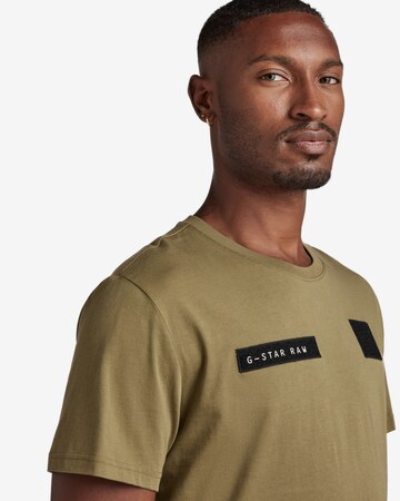 G-Star RAW Shirt 'Velcro' in Groen