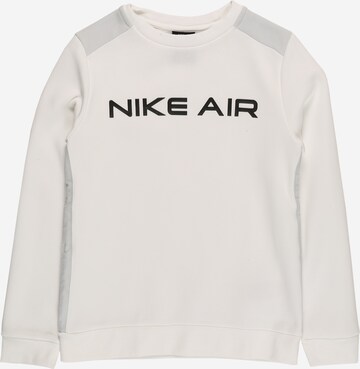 Bluză de molton de la Nike Sportswear pe alb: față