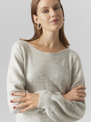 VERO MODA Gebreide jurk 'LEFILE' in Grijs