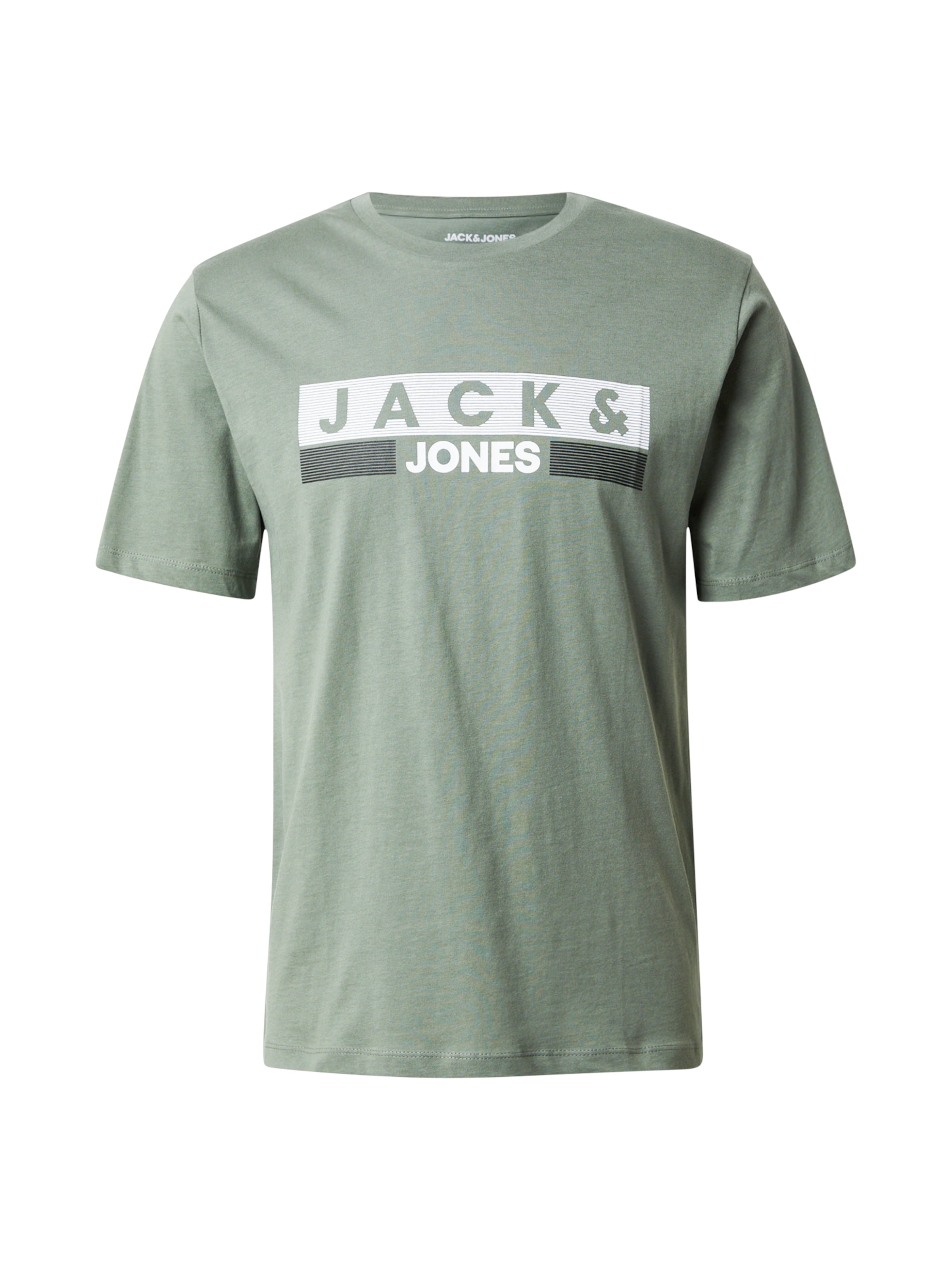 JACK & JONES T-Shirt 'JWHCORP' in Grün: Vorderseite