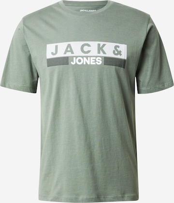 JACK & JONES T-Shirt 'JWHCORP' in Grün: Vorderseite