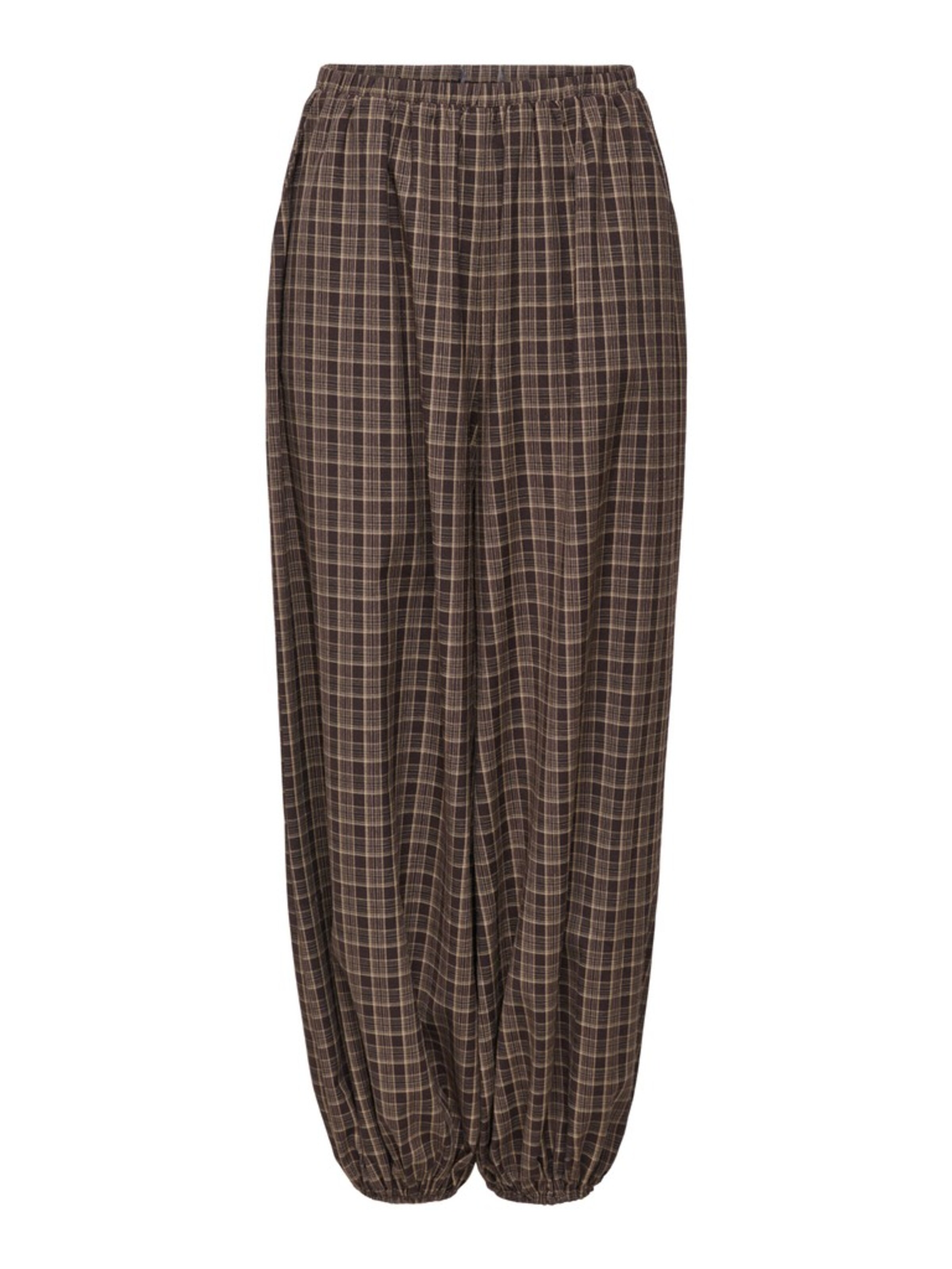 ONLY Carmakoma Tapered Pants 'CARYUNA' in Brown: front