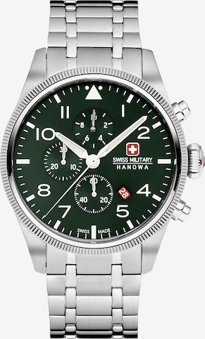 Montre à affichage analogique 'THUNDERBOLT CHRONO' SWISS MILITARY HANOWA en argent : devant