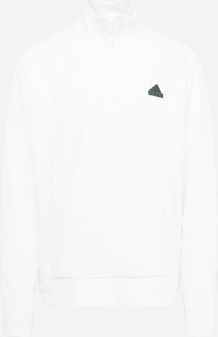 ADIDAS SPORTSWEAR Sportsweatshirt 'Z.N.E.' i hvid: forside