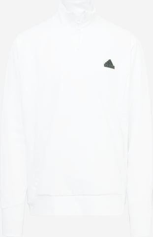 ADIDAS SPORTSWEAR - Sweatshirt de desporto 'Z.N.E.' em branco: frente
