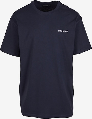 T-Shirt 'Essentials' 9N1M SENSE en bleu : devant