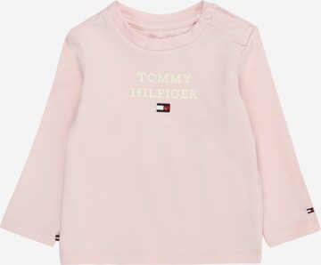 T-Shirt TOMMY HILFIGER en rose : devant