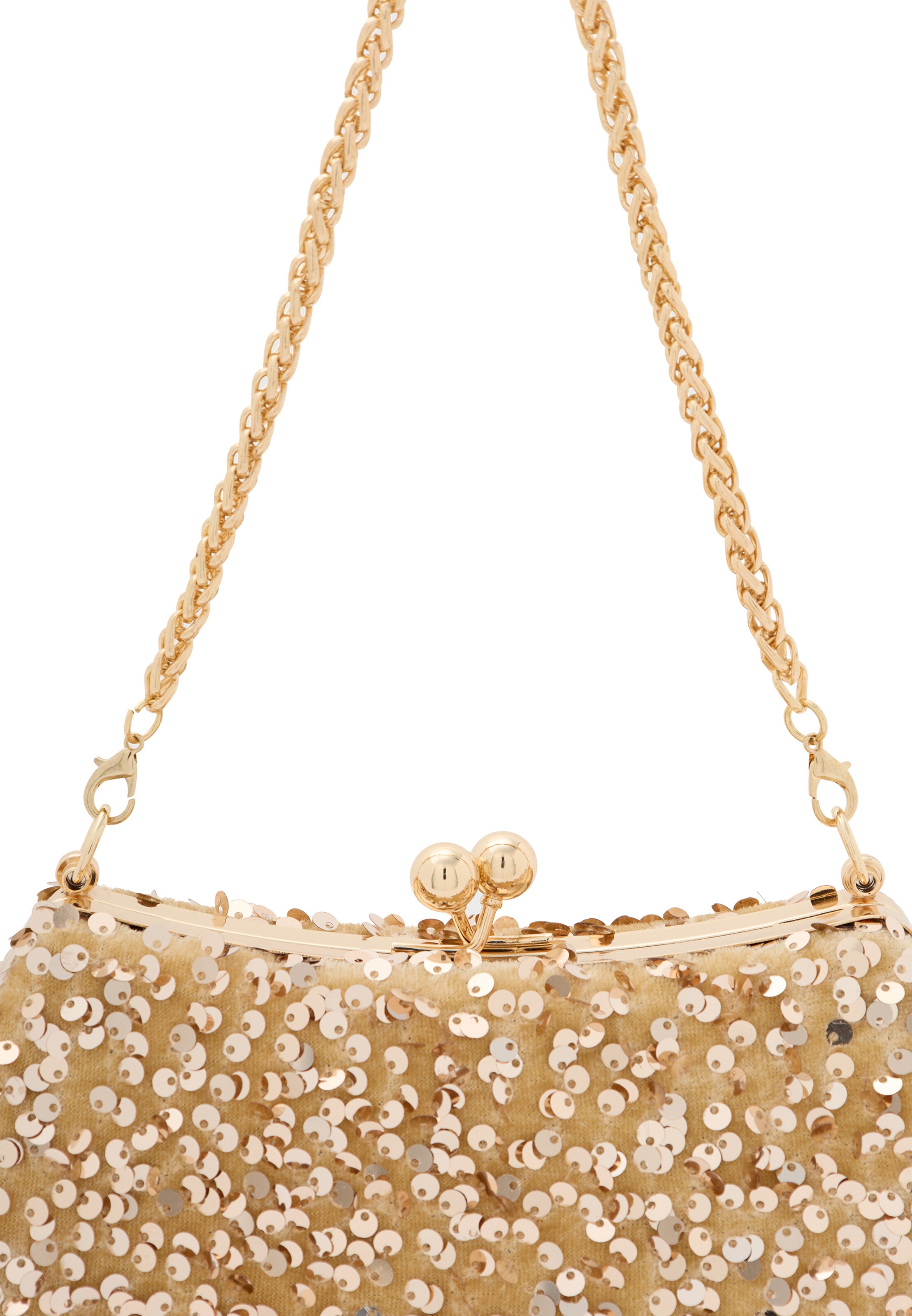 zelts faina "Clutch" stila somiņa