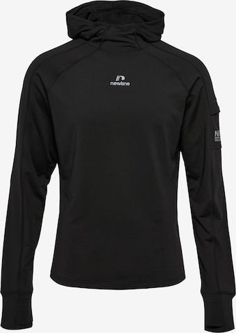 Sweat-shirt Newline en noir : devant