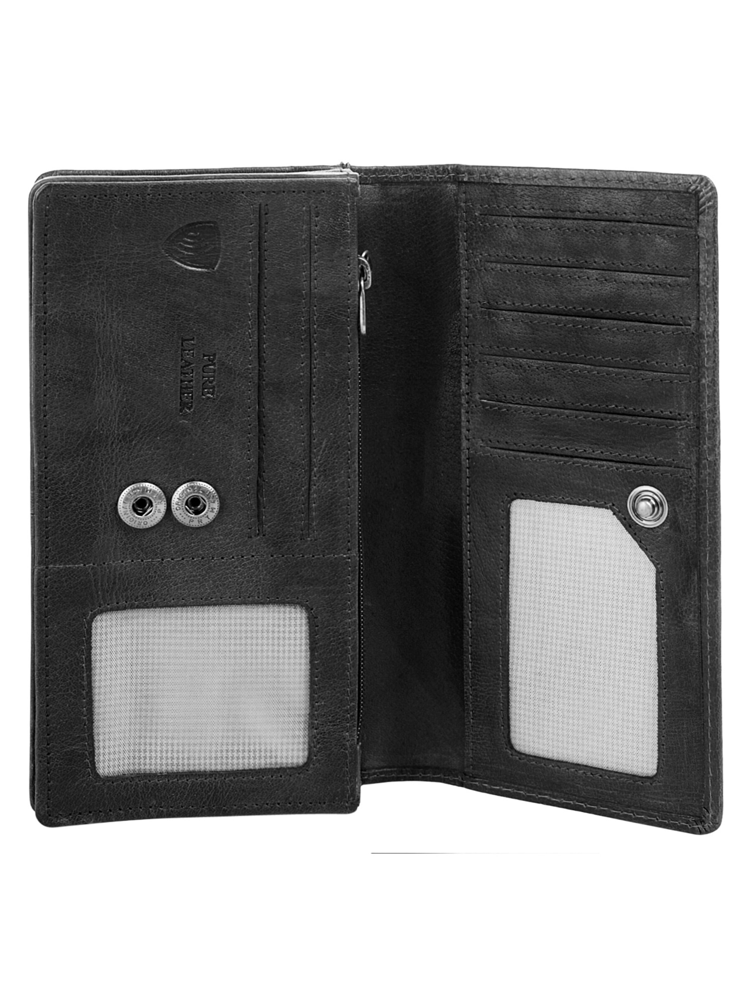 Spikes & Sparrow Wallet in Black