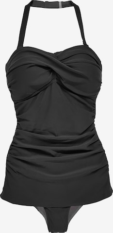 BECO the world of aquasports Active Swimsuit 'Sailors Romance' in Black: front