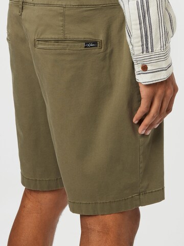 HOLLISTER - Regular Calças chino em verde