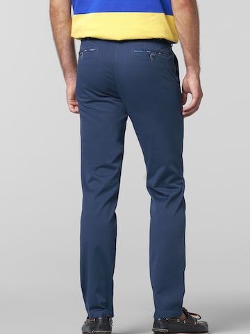 Regular Pantalon chino 'Bonn' MEYER en bleu
