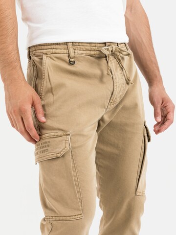 CAMEL ACTIVE Tapered Cargo Pants in Beige