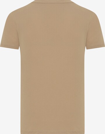 DENIM CULTURE T-shirt 'Barrow' i beige