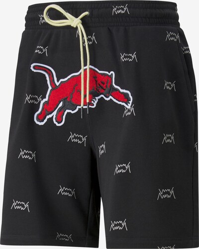 PUMA Sporthose 'Blue Chip' in rot / schwarz / weiß, Produktansicht